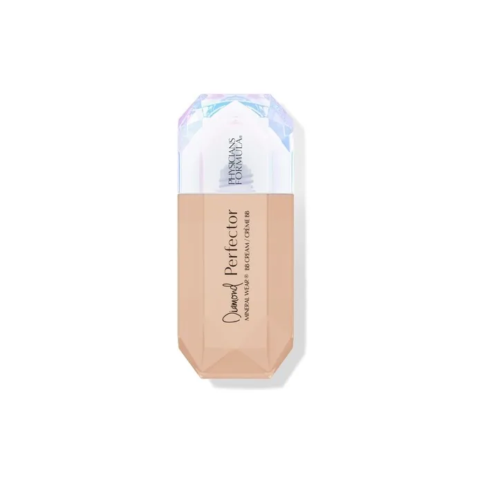 Physicians Formula Mineral Wear Diamond Perfector BB Cream with Diamond Extract and Vitamin E Lightweight Coverage Luminous Finish Medium to Tan
