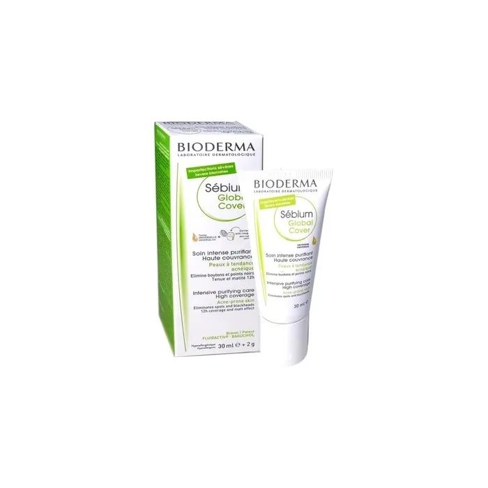 Bioderma Sbium Global Cover 30ml Intensive Purifying Care With High Coverage