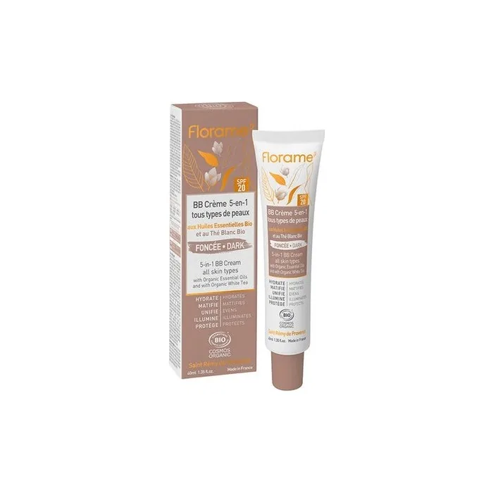 Florame Bb Cream 5 In 1 Dark Tinted Spf 20 40ml