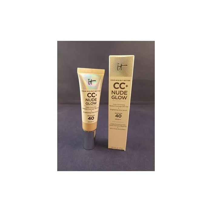 IT Cosmetics CC Nude Glow in Light Medium Coverage Skin Tint 32ml - New
