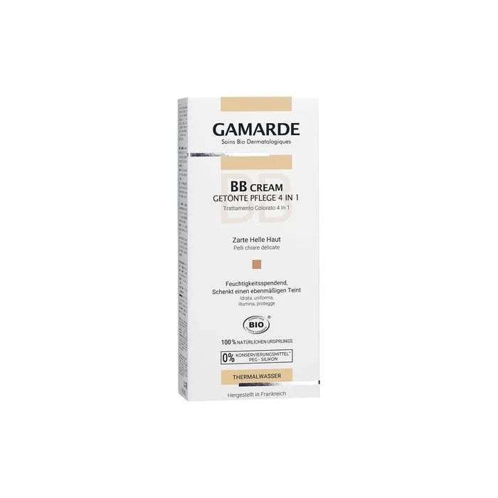 GAMARDE Bio-Kosmetik BB Cream 4 in 1 Tinted Day Cream 40ml Fair Skins