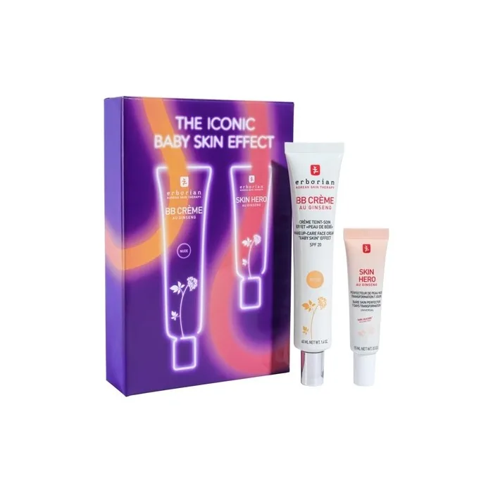 Erborian BB Cream With Ginseng Complexion Cream Baby Skin Effect Korean Cosmetic Treatment Nude 15ml + 40ml
