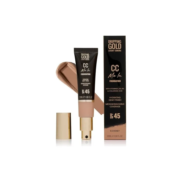 Make-Up CC Me in Honey CC Cream Face Coating Moisturizing Adjustable Coverage