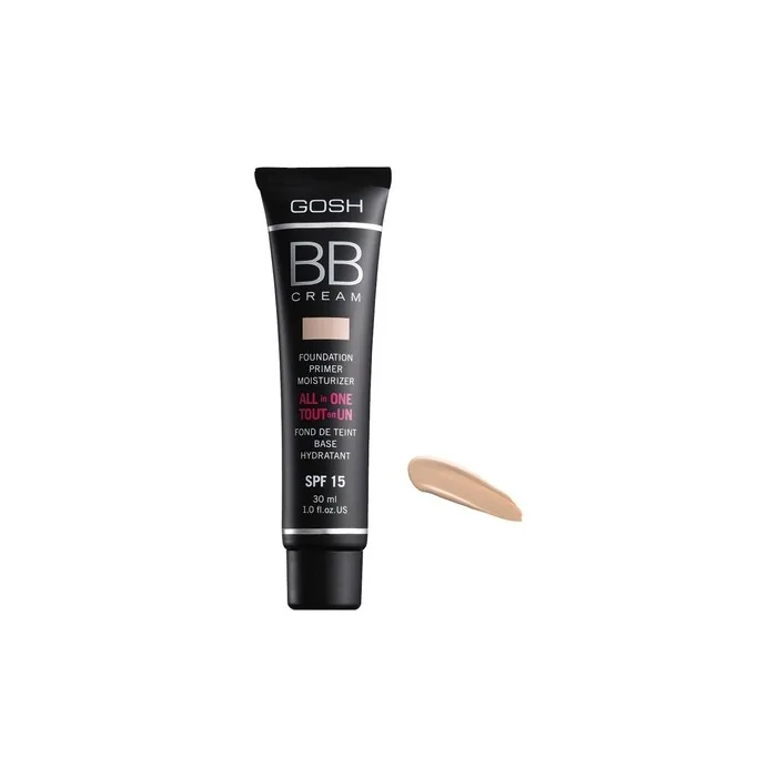 Gosh Bb Cream Foundation Primer Moisturizer Spf 15 Beige 02 30ml