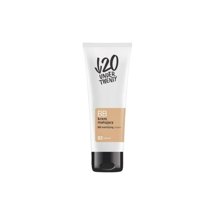Matujący BB Cream 02 Natural 60ml Under Twenty