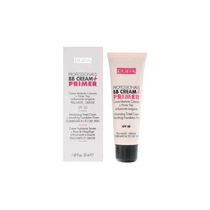 Pupa Professionals Bb Cream Primer 001 Nude Spf 20 Tinted Cream 50ml