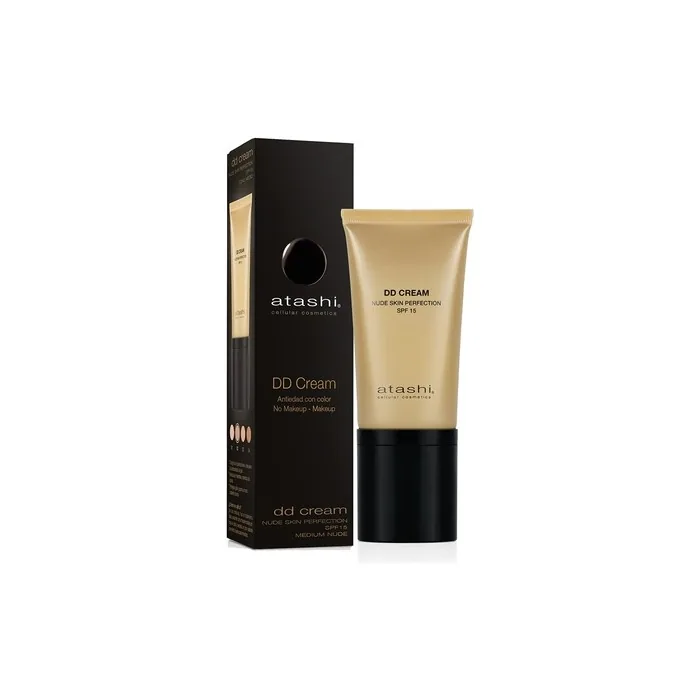 Atashi Anti-Aging DD Cream Color Treatment with SPF15 50ml Medium Tone