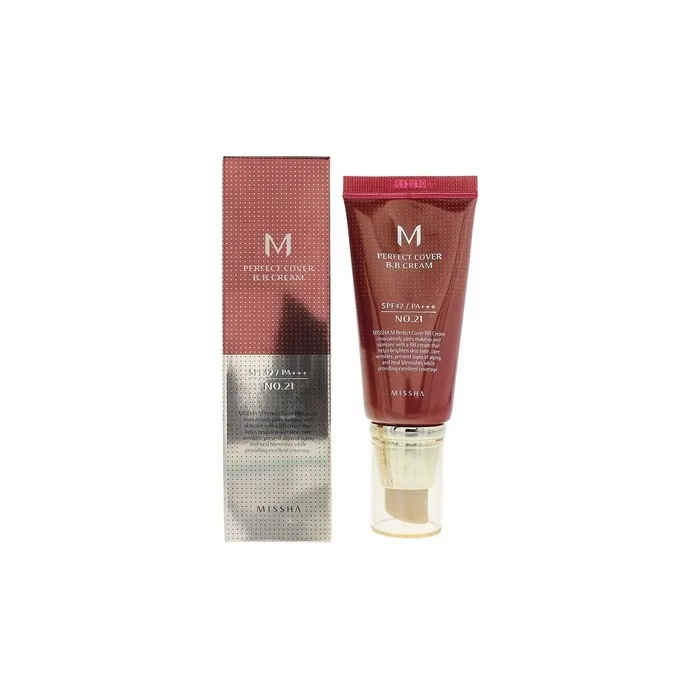 Missha Perfect Cover No21 Light Beige Bb Cream Spf42 50ml