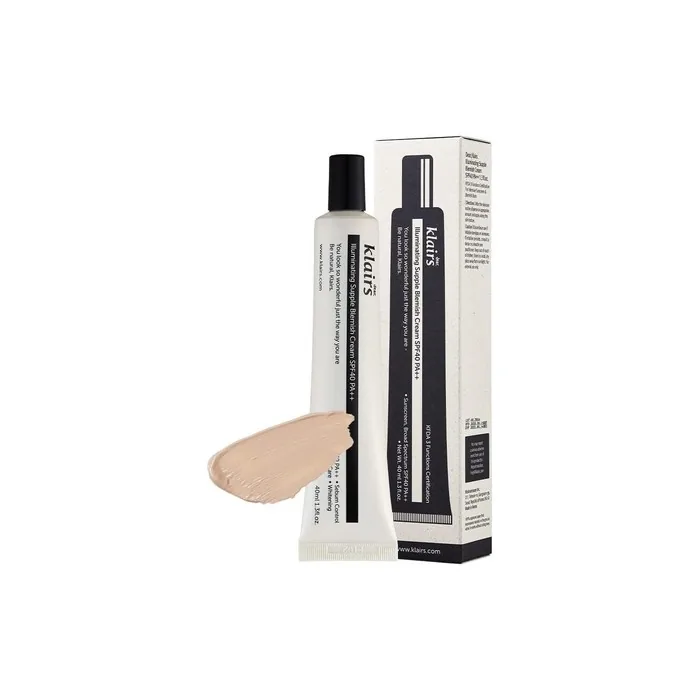 Dearklairs Illuminating Supple Cream SPF 40 PA++ Light Coverage Natural Look