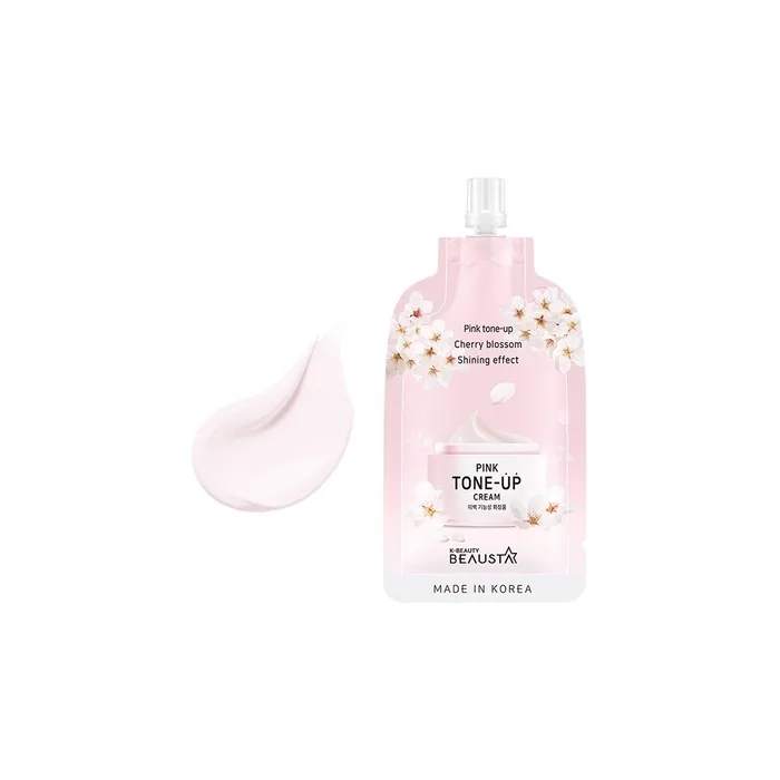 Beausta Pink Tone Up Cream - Brightening and Moisturizing