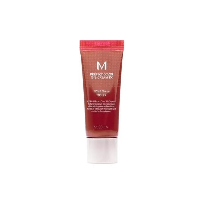 Missha M Perfect Cover BB Cream EX SPF42 PA+++ 20ml Shade #27 Perfect Coverage