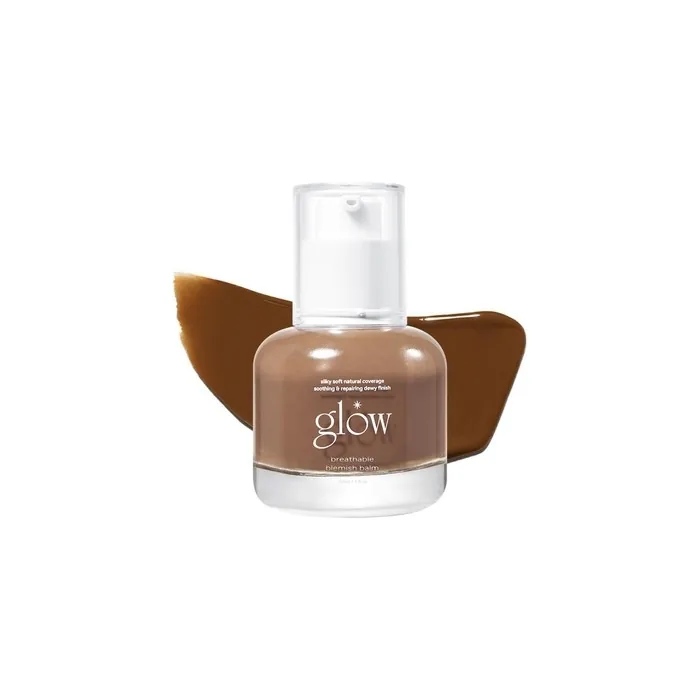 Glow Breathable Blemish Balm Brown - Cruelty-Free & Artificial Fragrance-Free