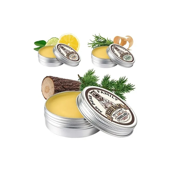 Beard Balm Beard Wax for Men Nourishing Beard Conditioner Moisturizer 60ml Woodland
