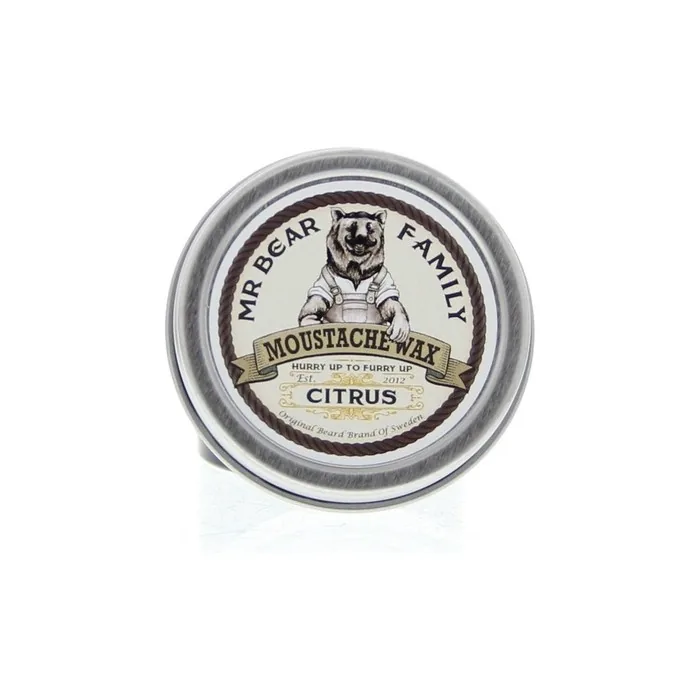 Mr. Bear Family - Mustache Wax For Citrus Mustache