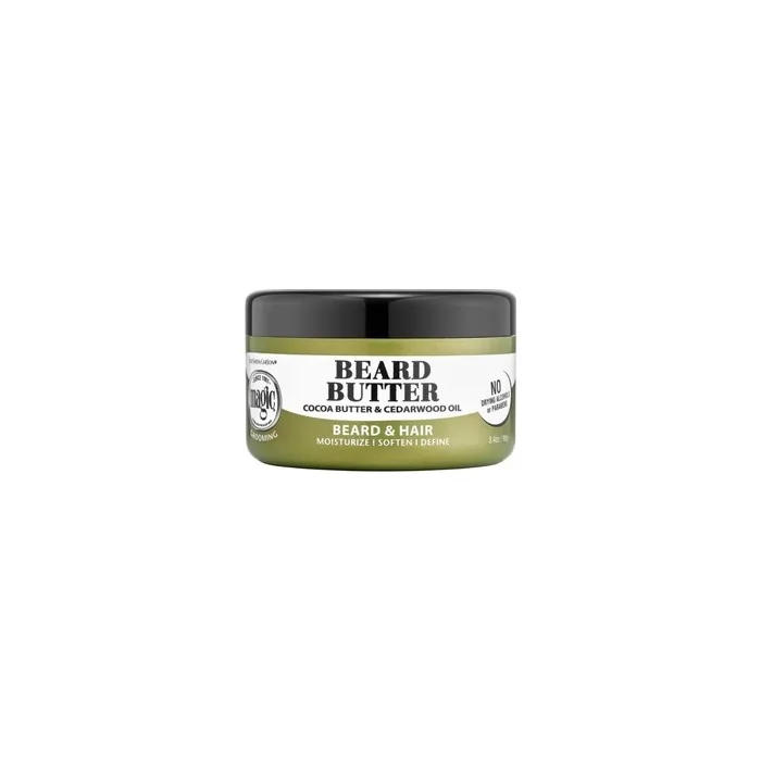 SoftSheen-Carson Magic Men's Grooming Conditioning Beard Butter with Cocoa Butter and Cedarwood Oil 3.5 ounces