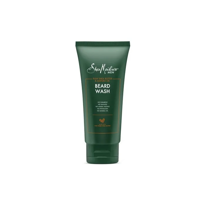Shea Moisture Men's Beard Wash with Premium Ingredients Maracuja Oil and Shea Butter 170ml 6 Ounces