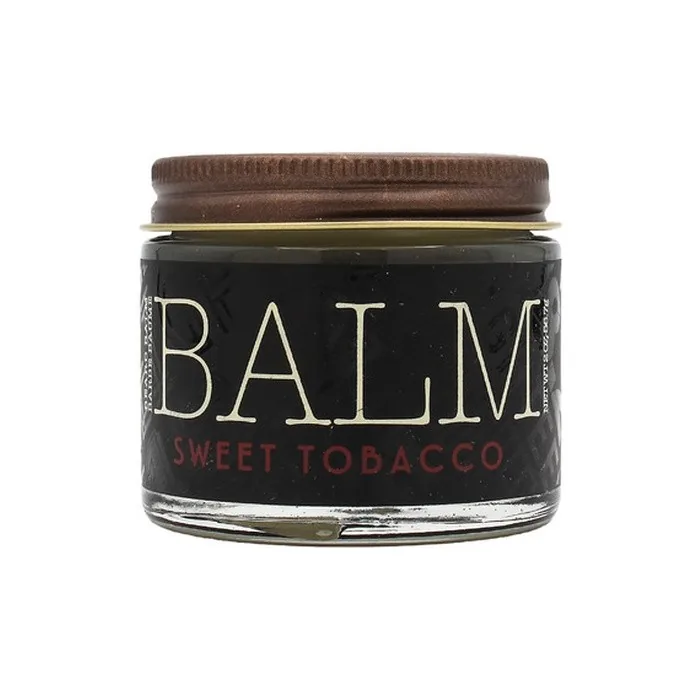 18.21 Man Made Beard Balm Sweet Tobacco 2 Ounce - Nourishing Cream for Soft, Frizz-Free Beards