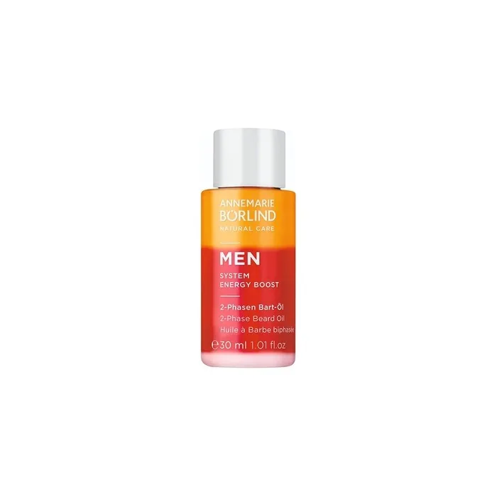 Annemarie Borlind Men 2-Phase Beard Oil 30ml - Energizing, Strengthening and Nourishing for All Skin Types