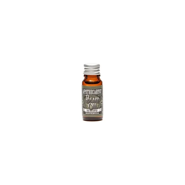Apothecary 87 Beard Oil Unscented, 10 Ml