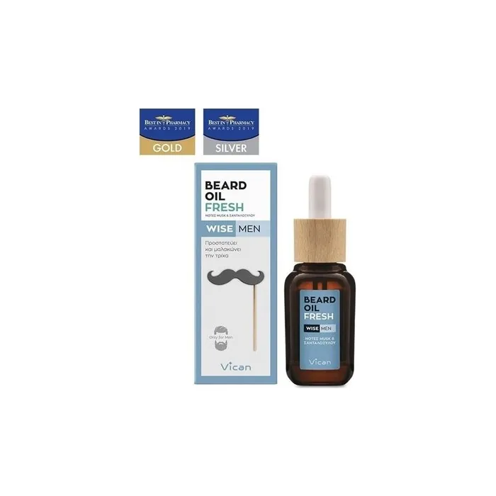 Vican Wise Men Beard Oil Fresh - 30ml