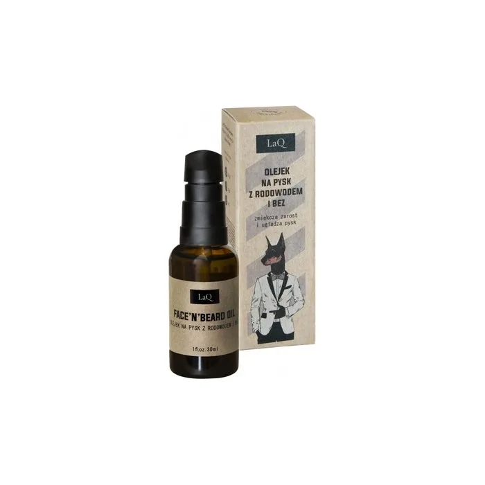 Laq Beard Oil With Pedigree Softens Beard And Smooths Face 30ml