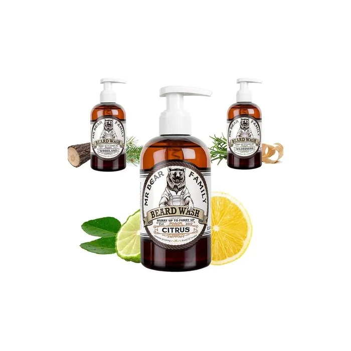 Natural Beard Shampoo for Men Revitalizing Vegan Beard Wash