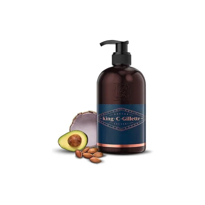 King C. Gillette Beard and Face Cleanser for Men 350ml