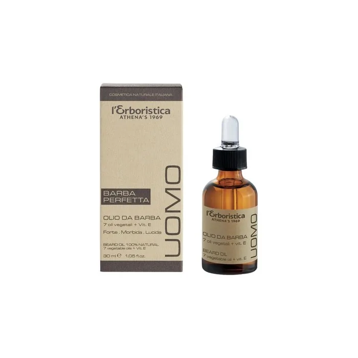 Erboristica Uomo Beard Oil 30ml - Nourishing Beard Oil For Men