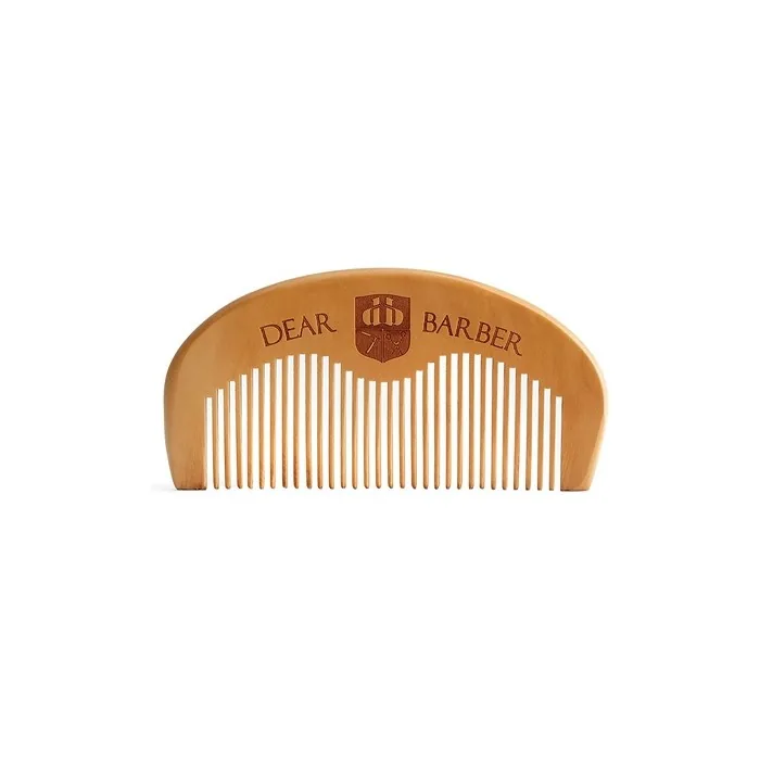Dear Barber Men's Beard Comb Crafted from Pear Wood