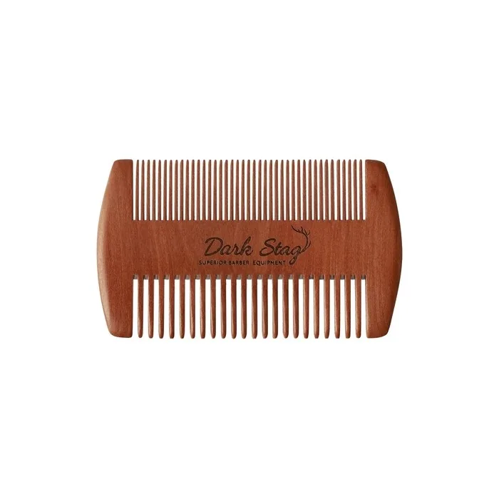 Dark Stag Beard Comb Pocket Size Double Sided Comb For Beard Grooming