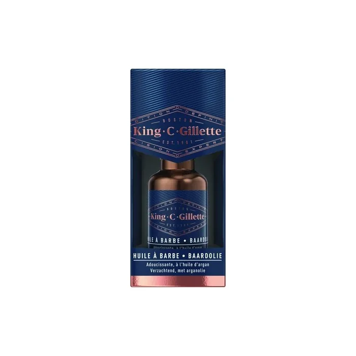 Gillette King C Gillette Beard Oil
