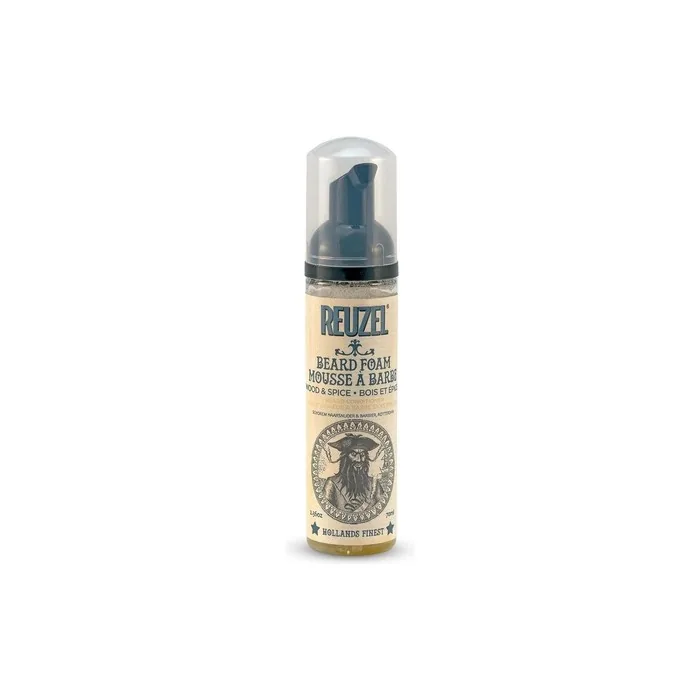 Reuzel Wood and Spice Beard Foam - Deodorizes Beard and Reduces Dryness
