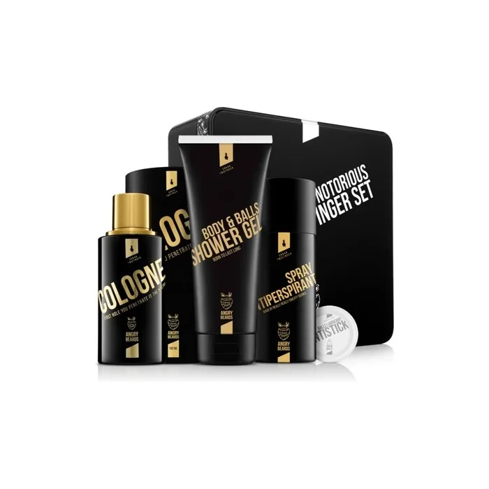 Angry Beards Urban Twofinger Notorius Set Gift Set For Men