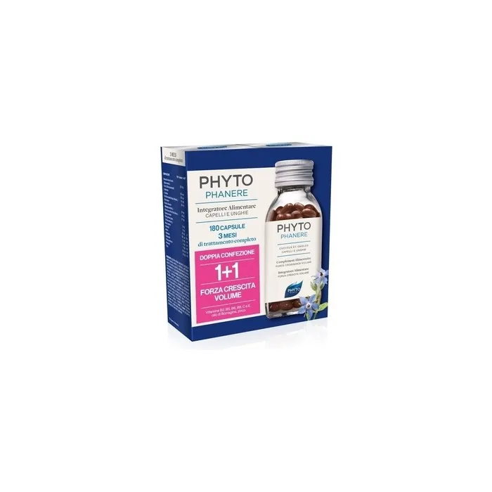 PHYTO Phanere Hair and Nails Dietary Supplement 180 Capsules
