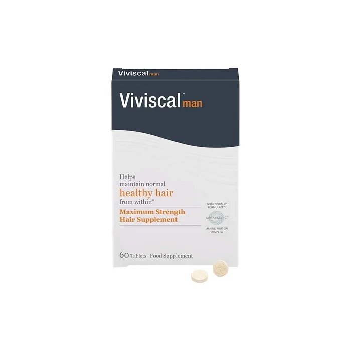 Viviscal Hair Supplements for Men 60 Tablets - Pack of 1 Month Supply
