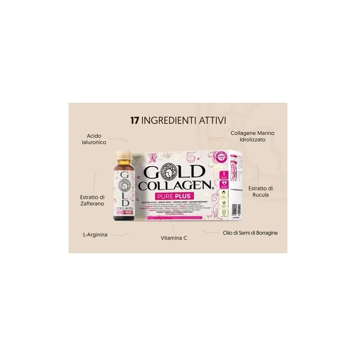 Gold Collagen New Pure Plus Collagen Supplement with Biotin for Hair Growth