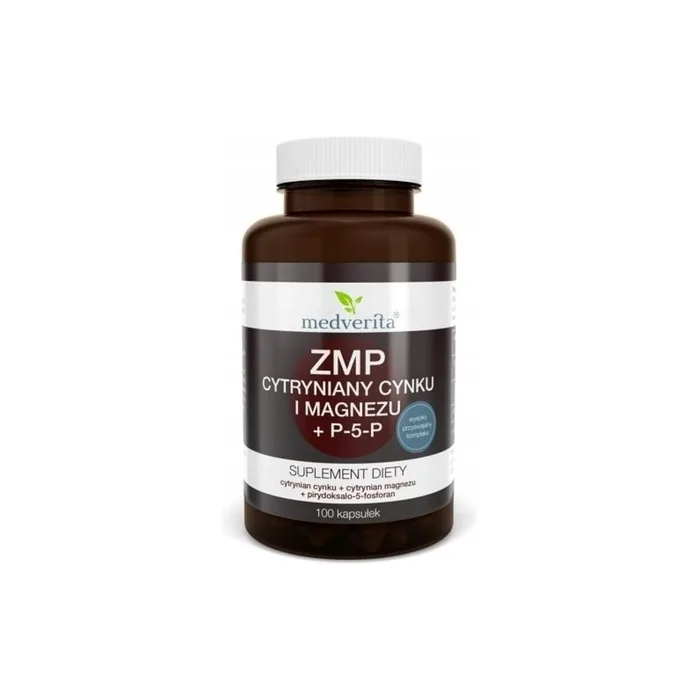Zmp Citrates Zinc and Magnesium with P-5-P 100 Capsules