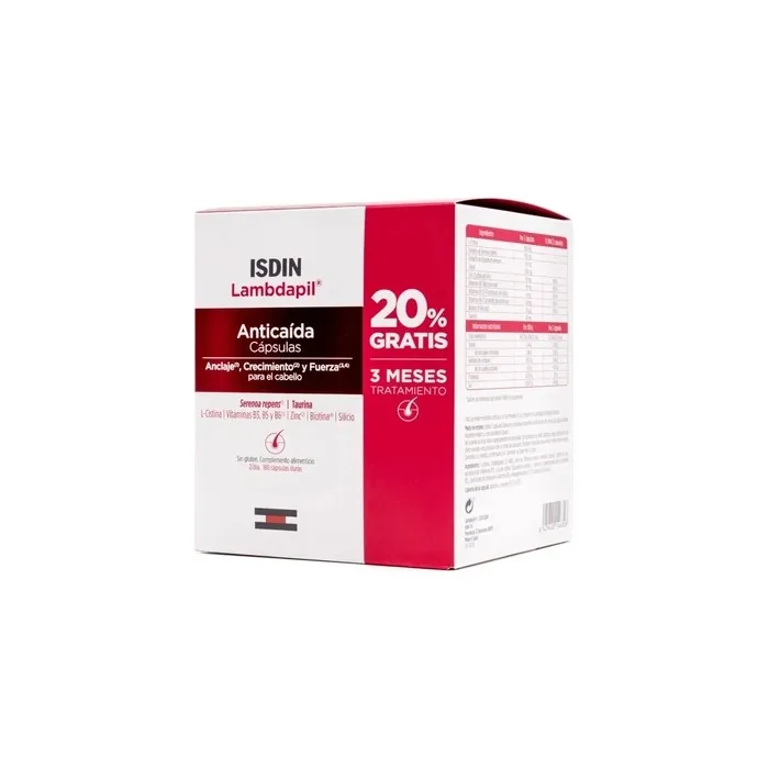 Isdin Isdin Lambdapil Anti Hair Loss 180 Capsules