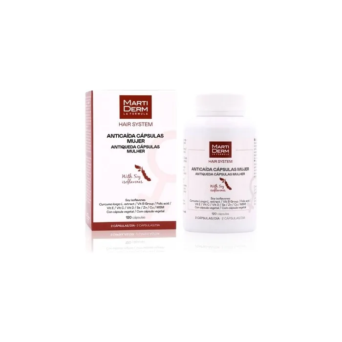 Martiderm Hair System Antihair Loss For Women 120 Capsules