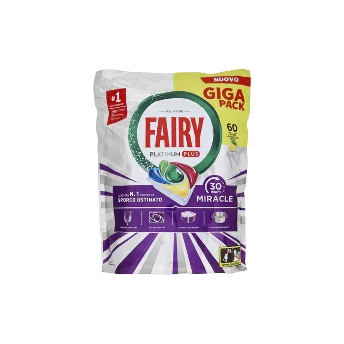 Fairy Caps Platinum Plus Miracle X 60 Lemon