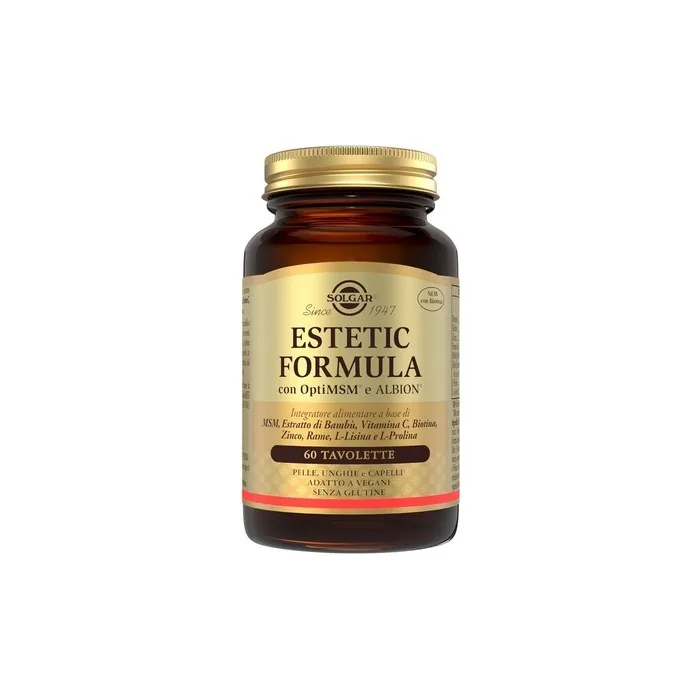 Solgar Estetic Formula Dietary Supplement for Hair, Skin, and Nails 60 Tablets