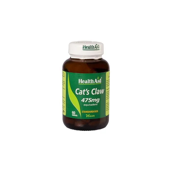 Health Aid Uña De Gato Uncaria Tormentosa 475 Mg 60 Comp