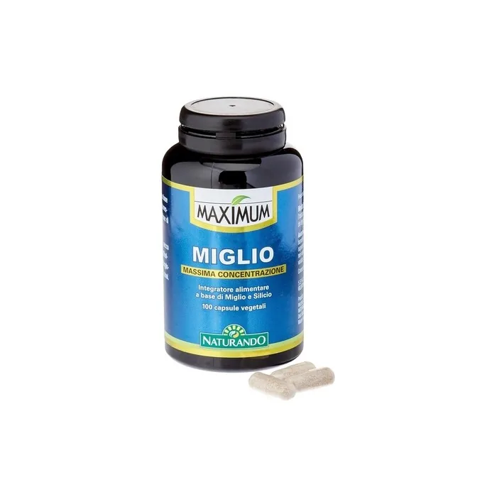 Naturando Maximum Miglio for Nail and Hair Wellness 100 Capsules