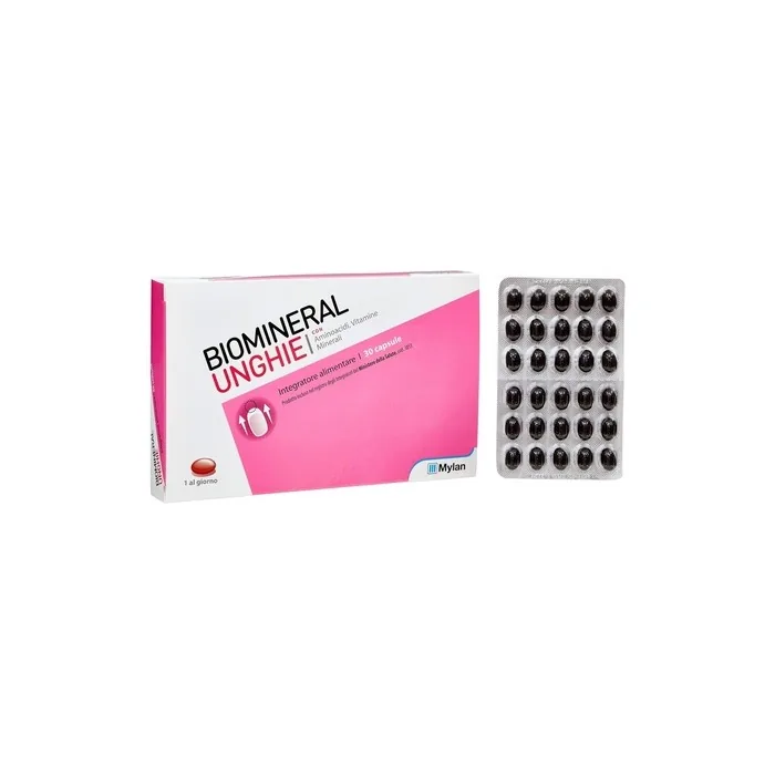 Biomineral Nail Strengthening Supplement for Weak Nails 30 Capsules