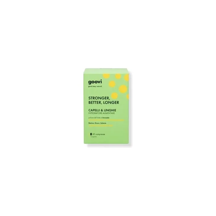 The Good Vibes Company Srl Goovi Hair And Nails Supplement 60 Tablets
