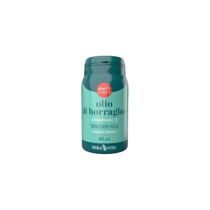 ERBA VITA Borage Oil Skin Health Supplement 45 Pearls