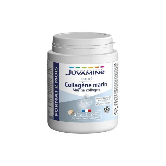 Juvamine Marine Collagen and Hyaluronic Acid with Vitamin C for Beauty and Skin
