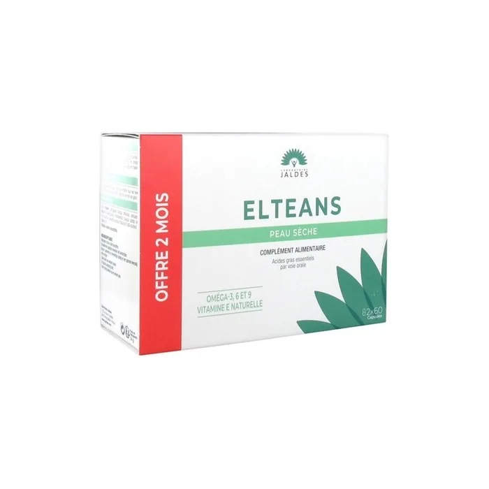Jaldes Elteans Dry Skin Food Supplement 60 Capsules - Pack of 2