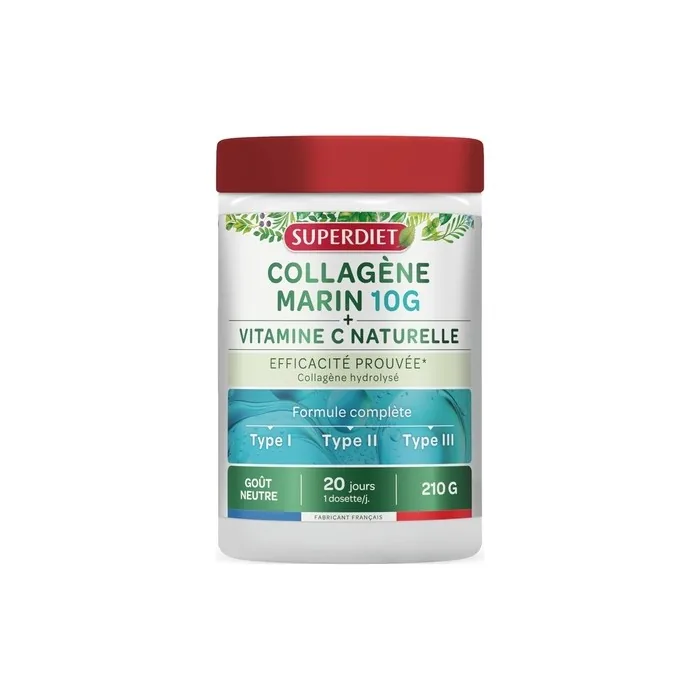 Superdiet Marine Collagen with Natural Vitamin C Unflavored