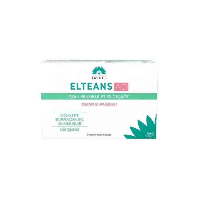 Jaldes Elteans Ad Sensitive and Demanding Skin 60 Capsules Nutrition